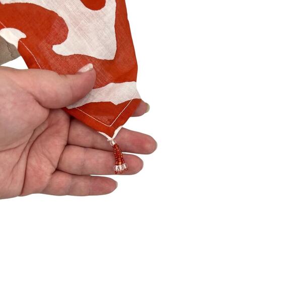 Roberta Roller Rabbit Gala‎ Kurta Tunic Persimmon Print Size XS - Picture 7 of 14